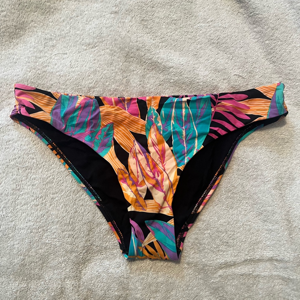 Tropical Print Bikini Bottom